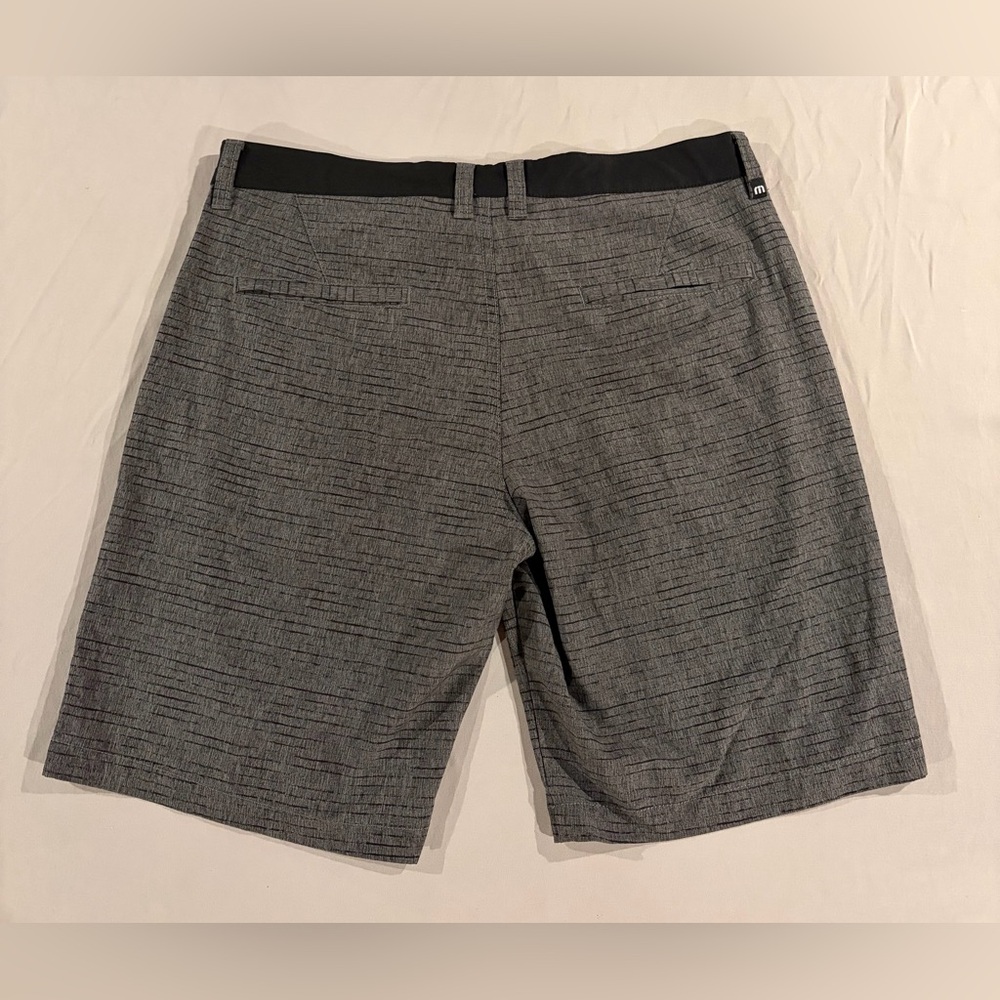 Travis Mathew Gray Black athletic Shorts with Black Waistband - Picture 5 of 5